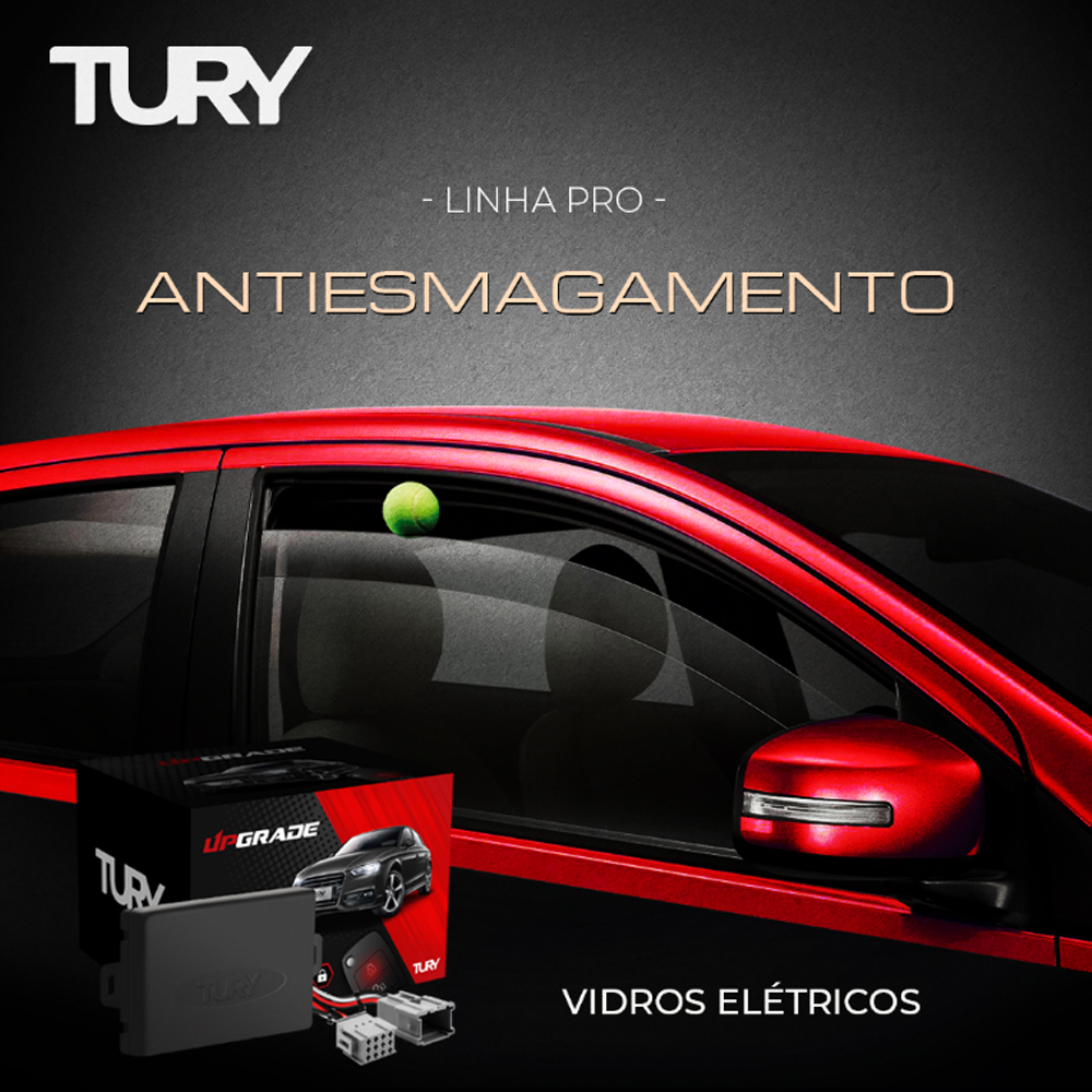 Modulo Automação Vidro Eletrico Tury Pro 1.20FA Yaris