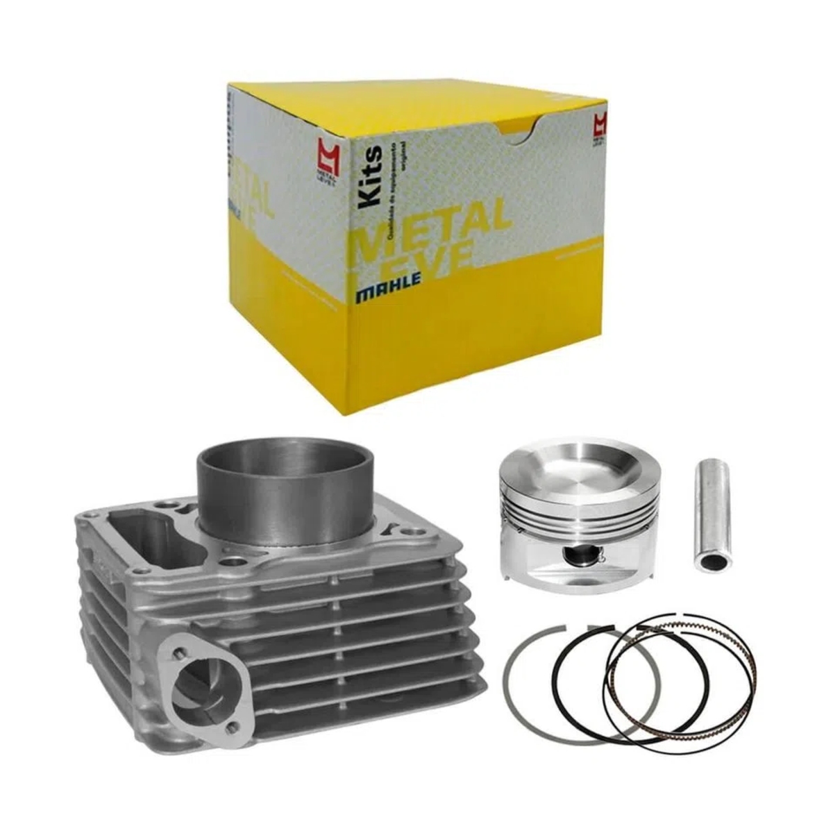 Kit Motor Cilindro Honda Biz 125 2009 até 2016 Metal Leve K9809