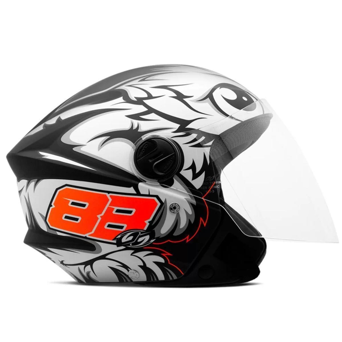 Capacete New Liberty Three GP 88 Preto Fosco Tam. 60 CAP-759PT Pro Tork