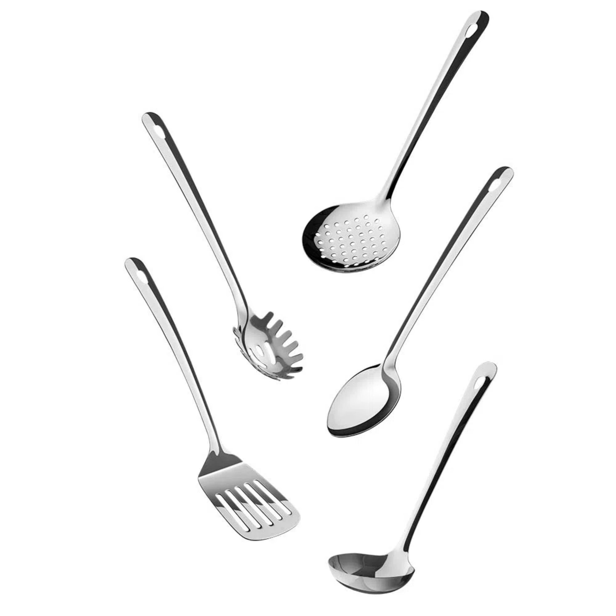 Jogo de Utensilios de Cozinha Inox 5pcs UP Home Multilaser - UD011