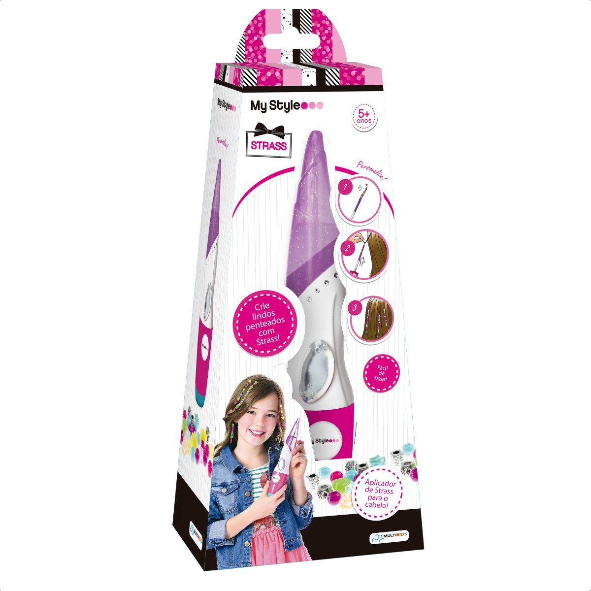 My Style Aplicador de Strass Rosa Multikids - BR1115
