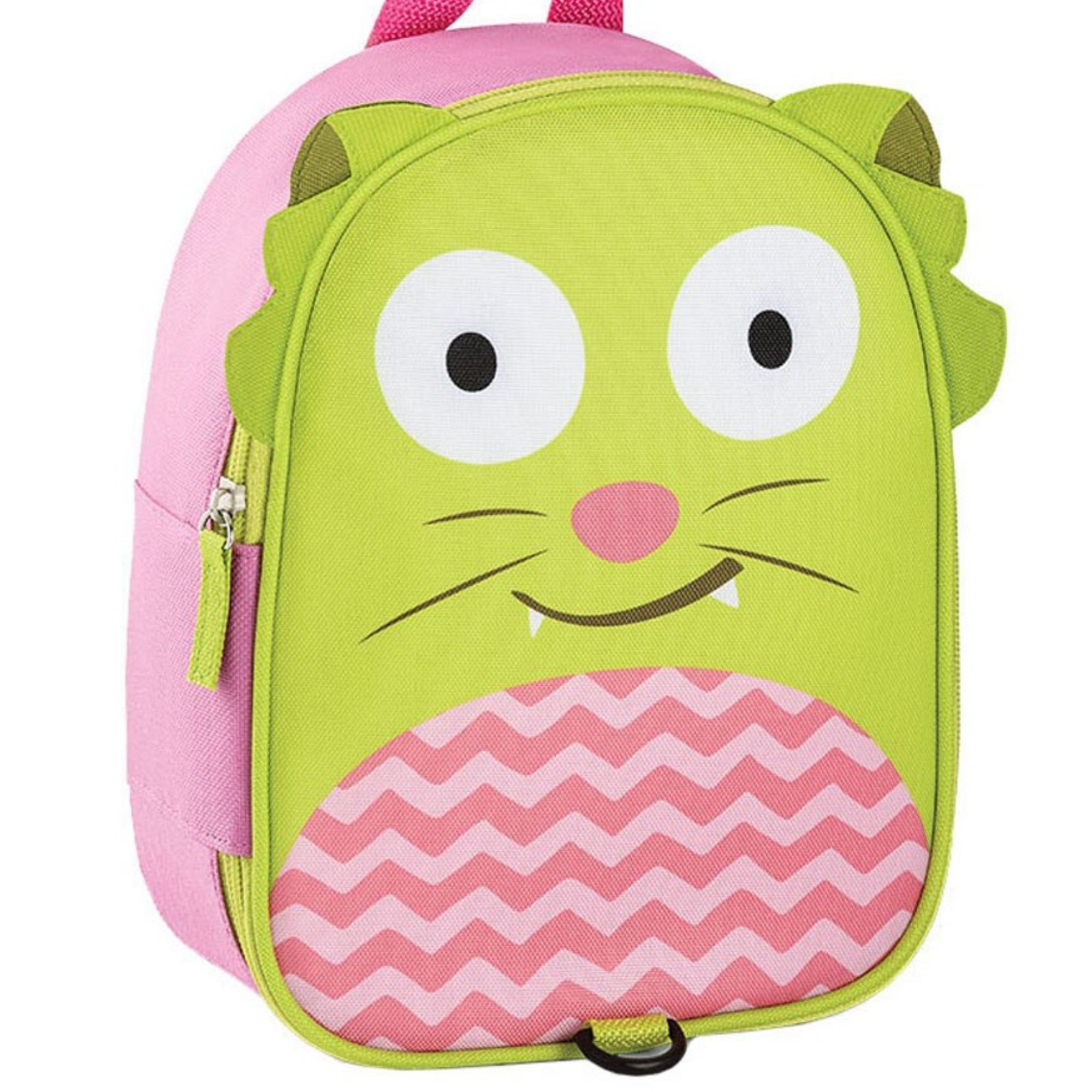 Lancheira Para Passeio Gato Rosa E Verde Multikids Baby - BB271