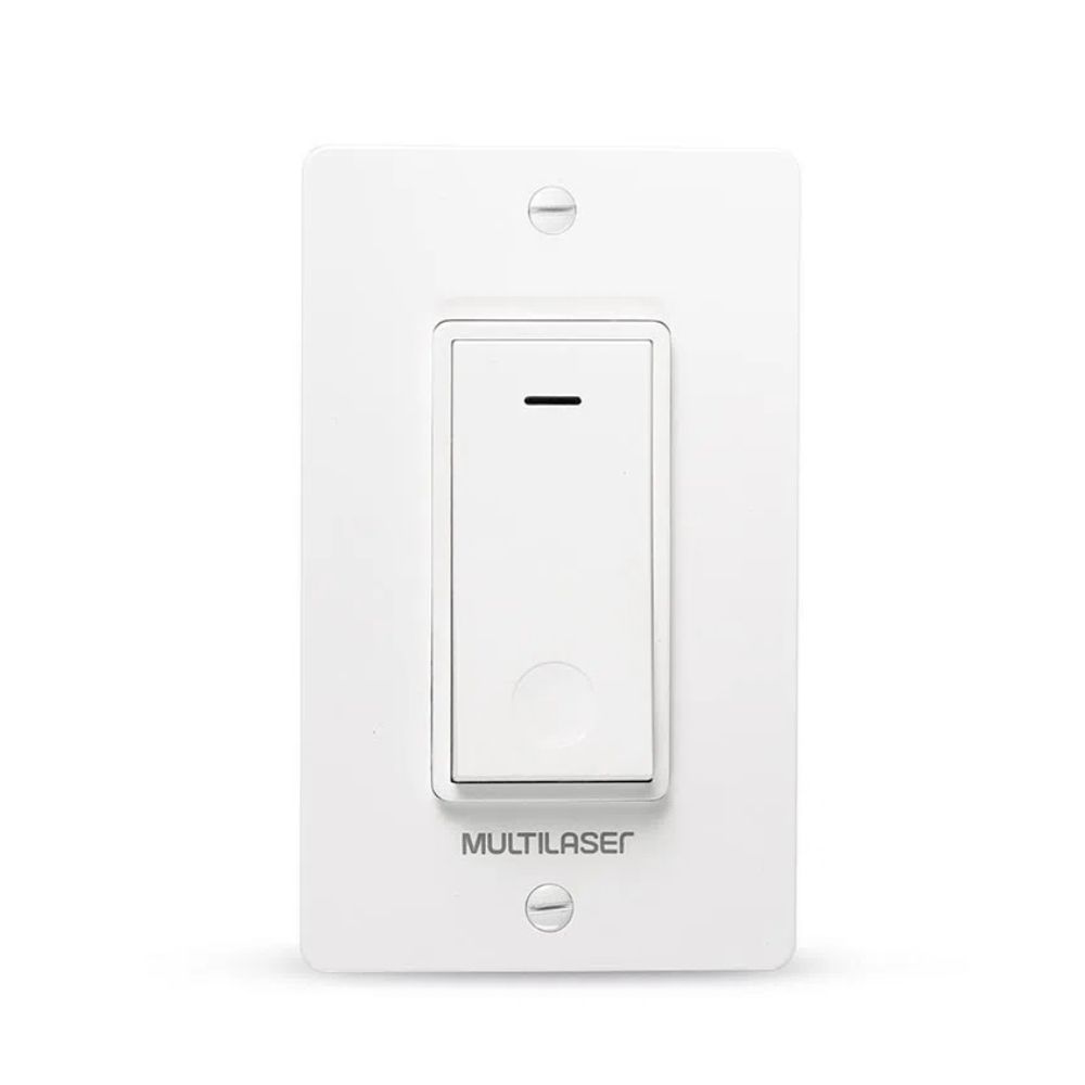 Interruptor Inteligente Bivolt Wi-Fi Multilaser Liv - SE235