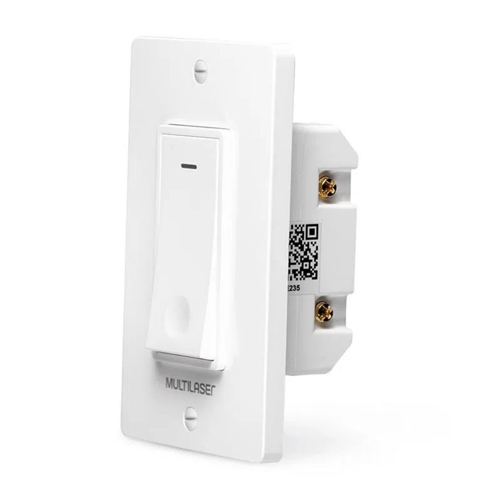Interruptor Inteligente Bivolt Wi-Fi Multilaser Liv - SE235