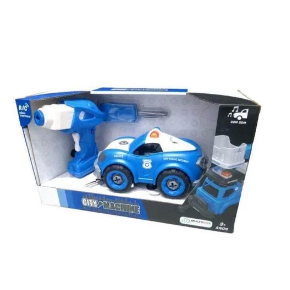 City Machine Carrinho Viatura Policial Multikids -  BR1083