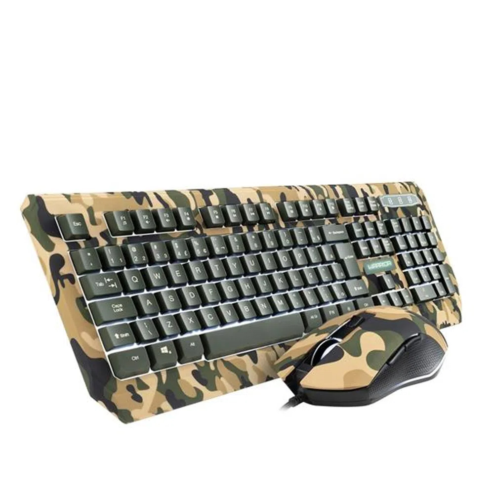 Kit Teclado e Mouse Gamer Warrior Kyler - TC249