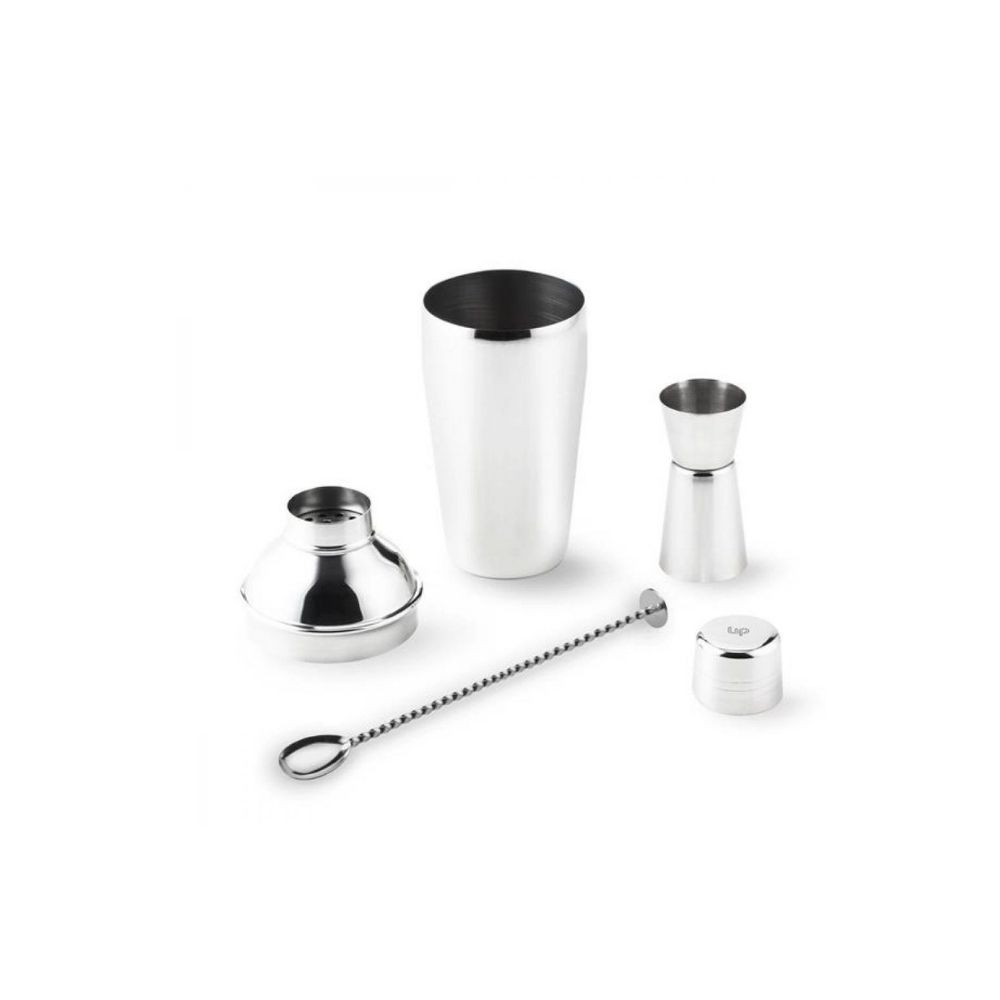 Kit Coqueteleira 500ml Com Dosador de Shot e Colher Bailarina Up Home Multilaser - UD015