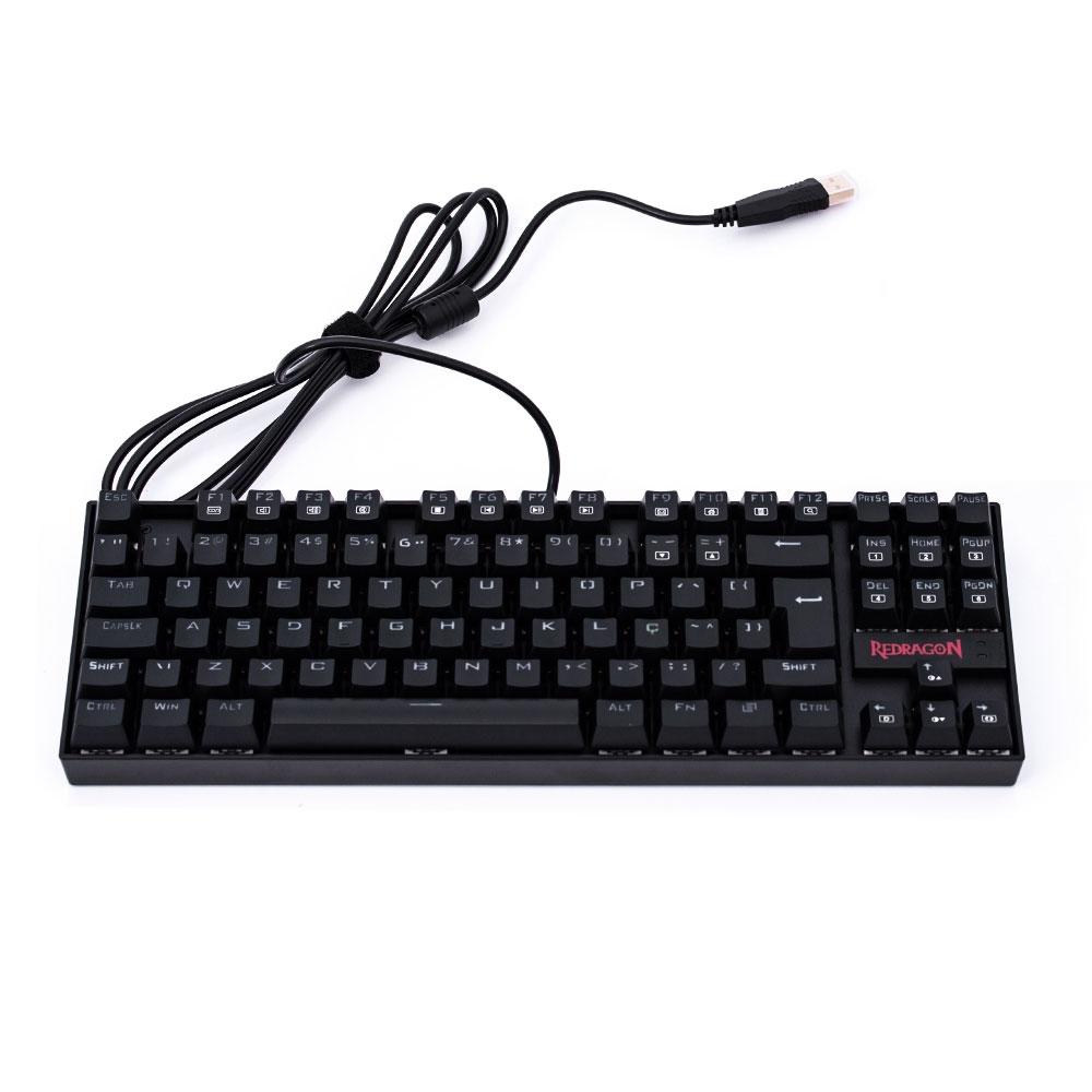 Teclado Gamer Mecânico Redragon Kumara Switch Outemu Red ABNT2 - K552