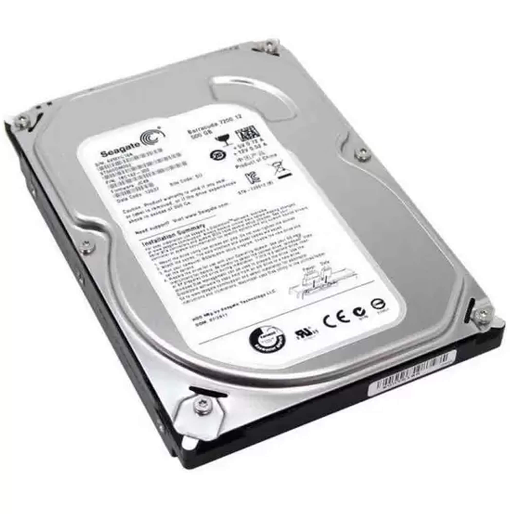 Hd 500GB Sata2 500gb Seagate 5900rpm Cache 16mb Pipeline - (Remanufaturado)