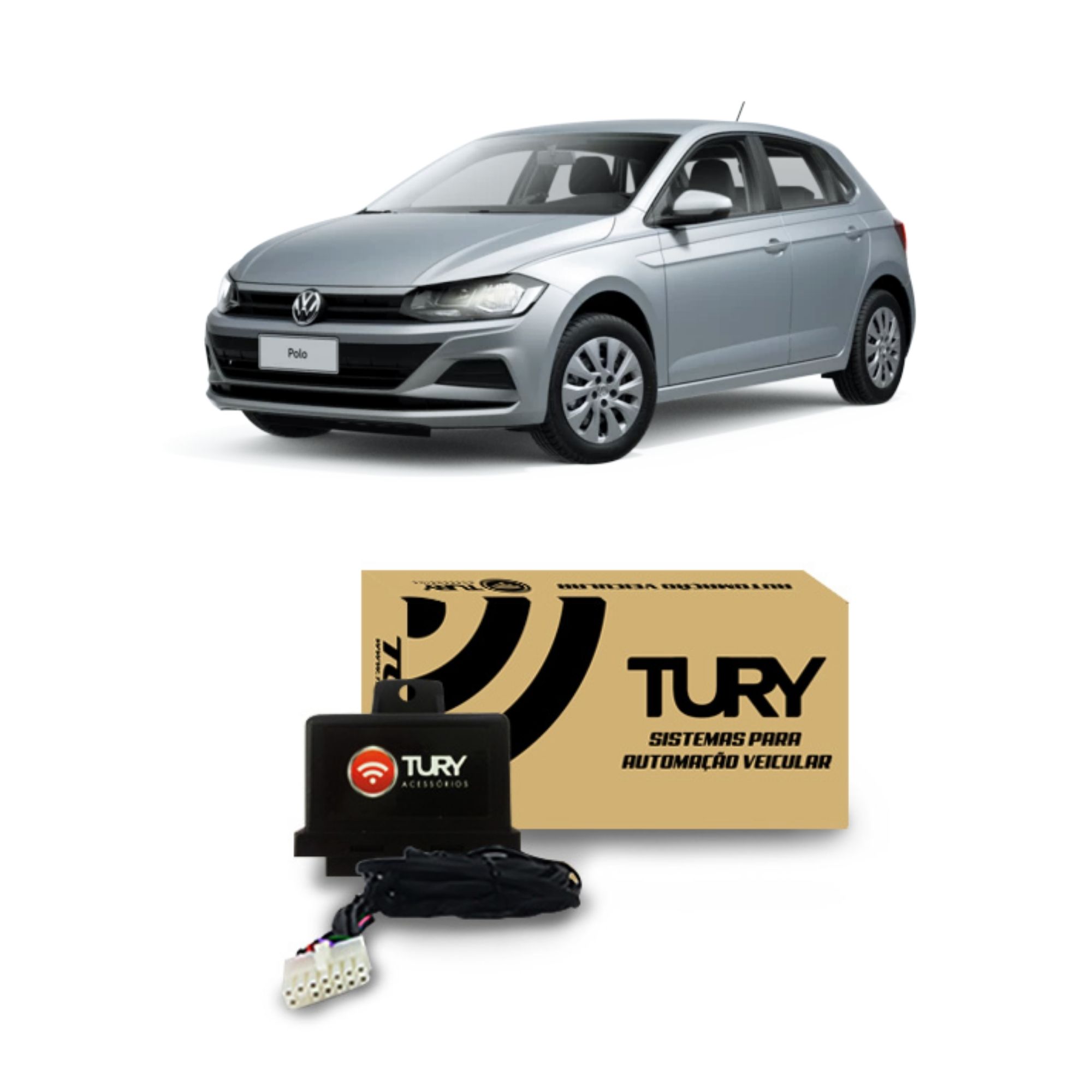 Módulo Automotivo de Proteção Elétrica para Engates/Reboques com Chicote Dedicado Tury CONNECT 1 CK