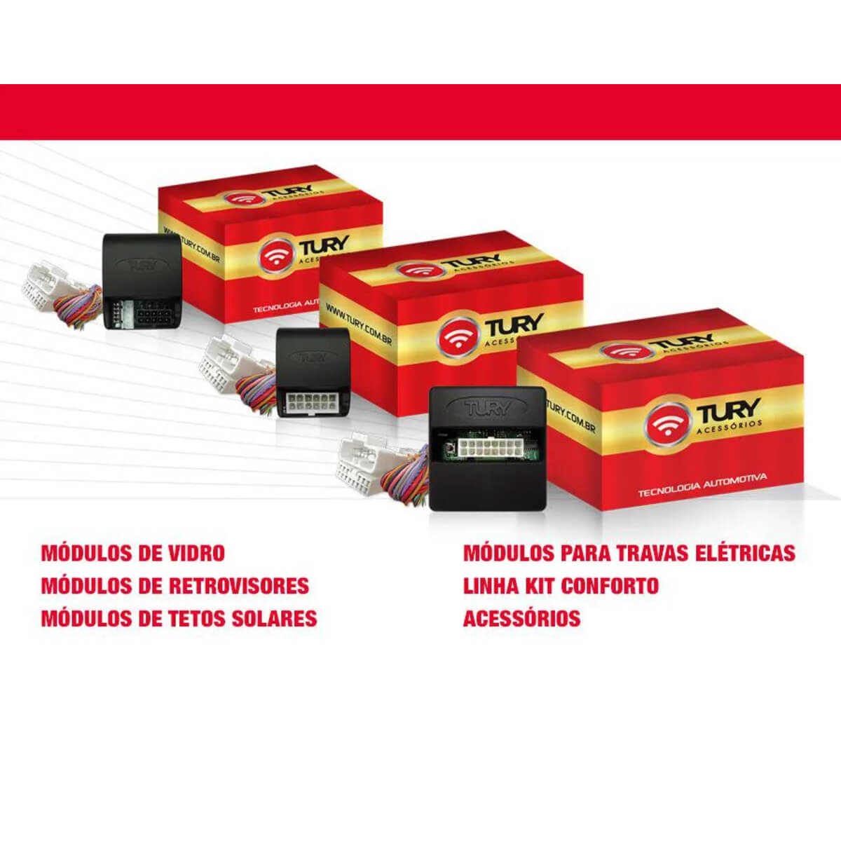 Módulo de Proteção Elétrica para Engates/Reboques Mitsubishi/Toyota Tury CONNECT1CC