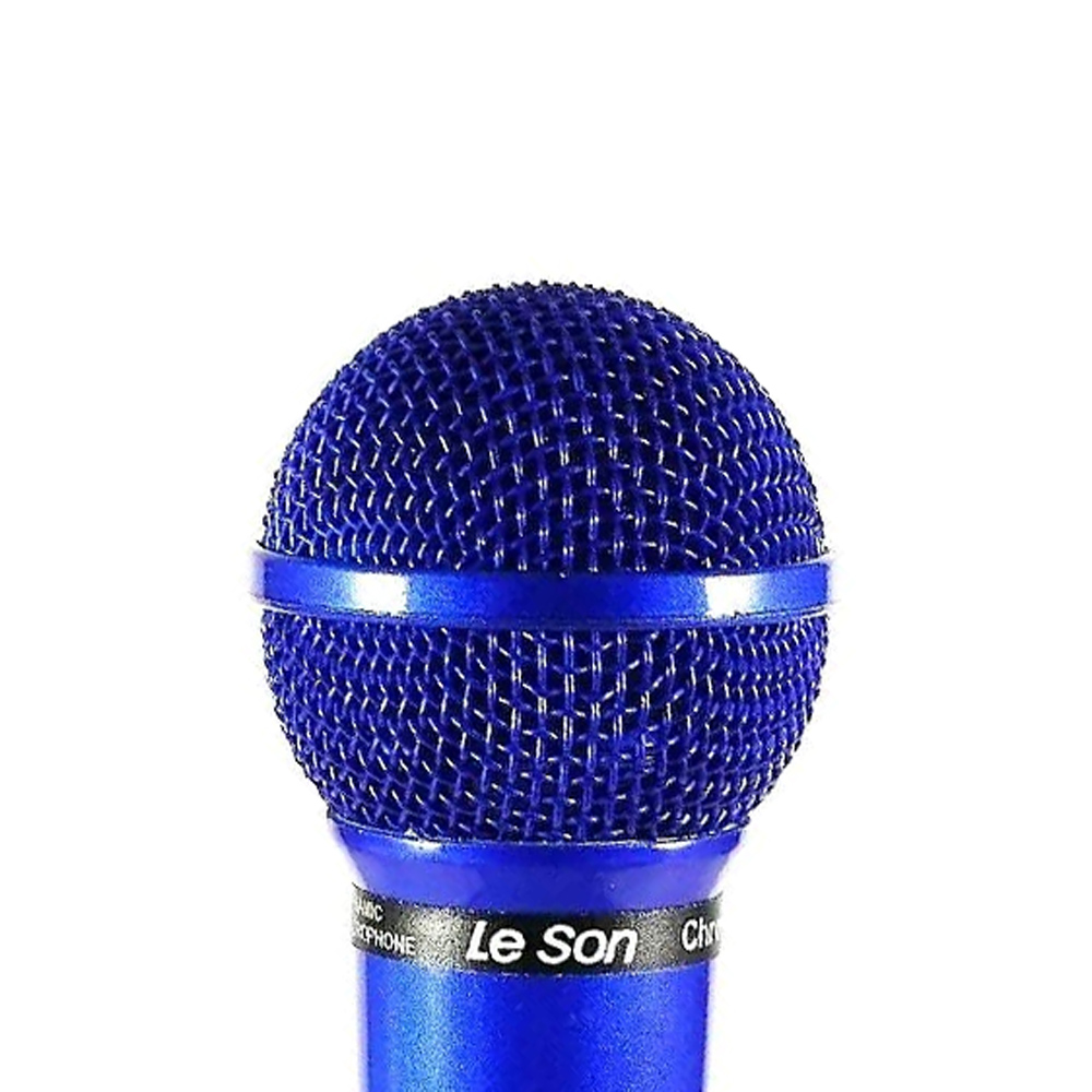 Microfone com Fio Azul Profissional MC-200 P10 - Leson 2AM00200A