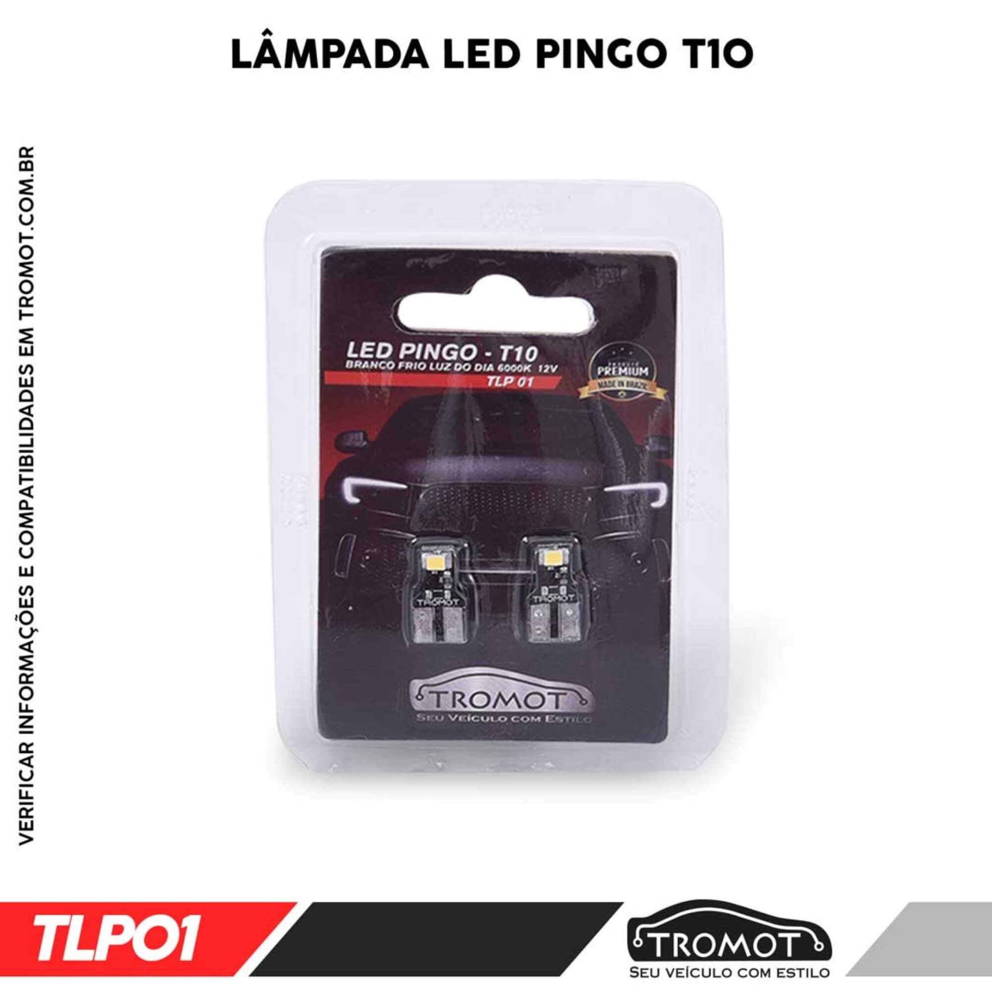 Kit Iluminação Led T-Cross 2019 em diante LUZ DE CORTESIA/PORTA-MALAS/PORTA-LUVAS Tromot TKL-TCRO