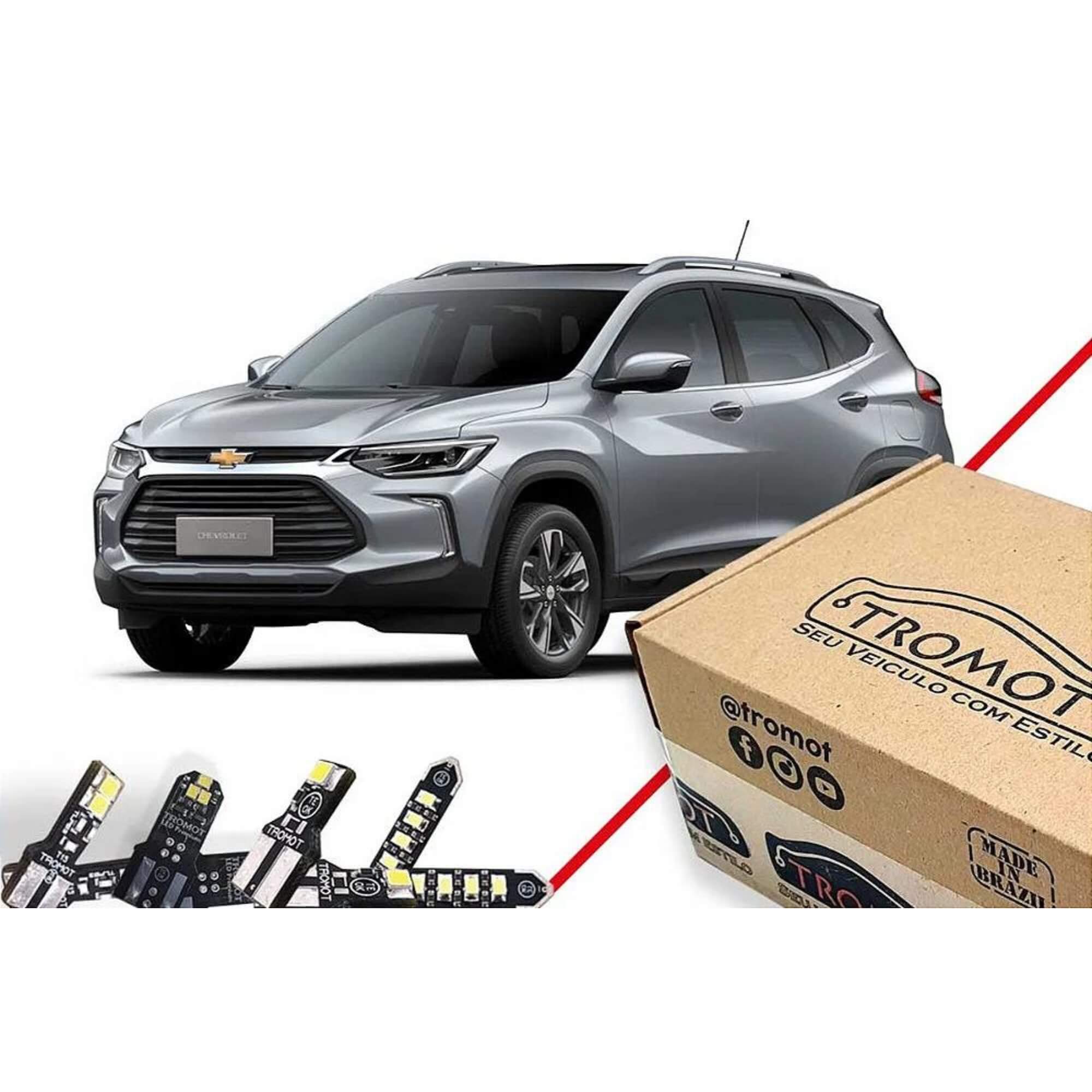 Kit Iluminação Led TRACKER LT-LTZ 2020 -LUZ DE PLACA/LUZ DE RE/LUZ DE CORTESIA Tromot TKL-TRK20L