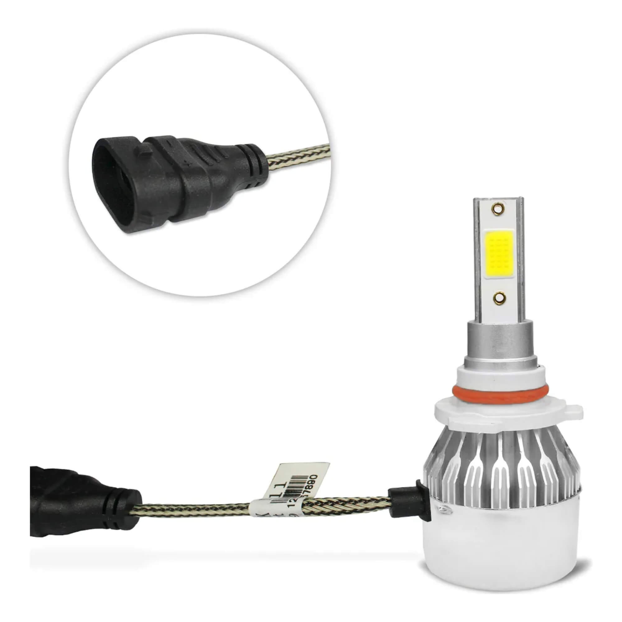 Kit Lâmpada de Led HB4 6500k R8 3000 Lumens 50W JR8 - JH0R8HB4