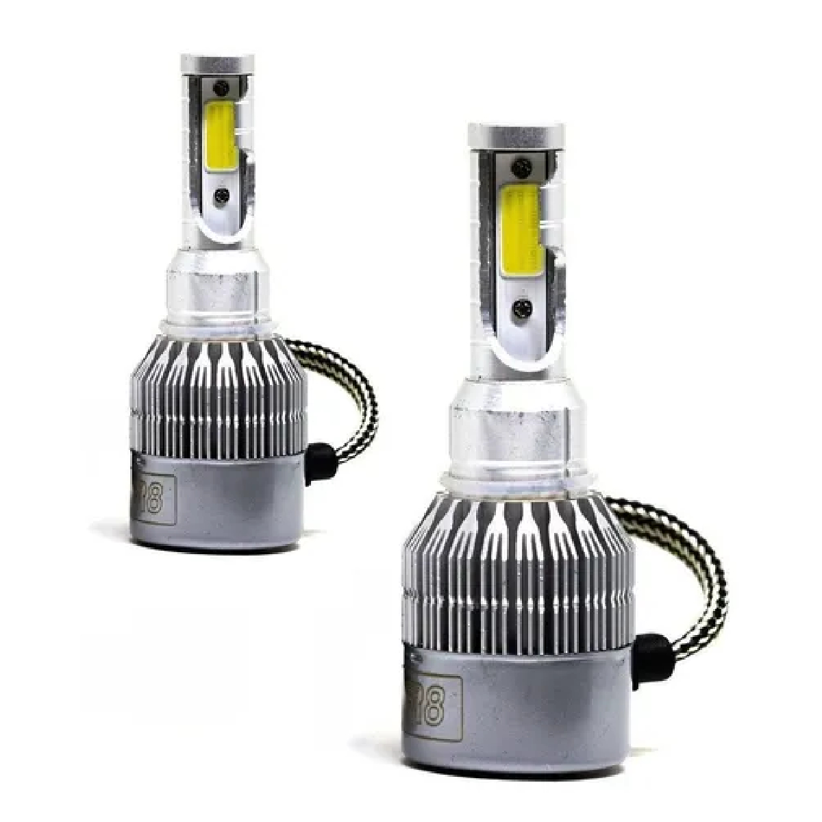 Lâmpada LED Auto R8 Super Brancas Headlight H9012 6500K Cooler Resistência à Água HB36500K JR8