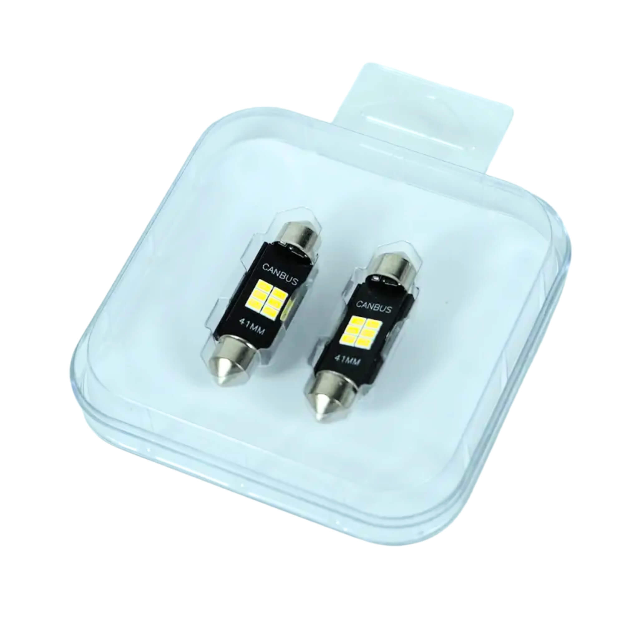 Par de Lâmpadas LED Torpedo Premium Automotivo JR8 - 41 mm