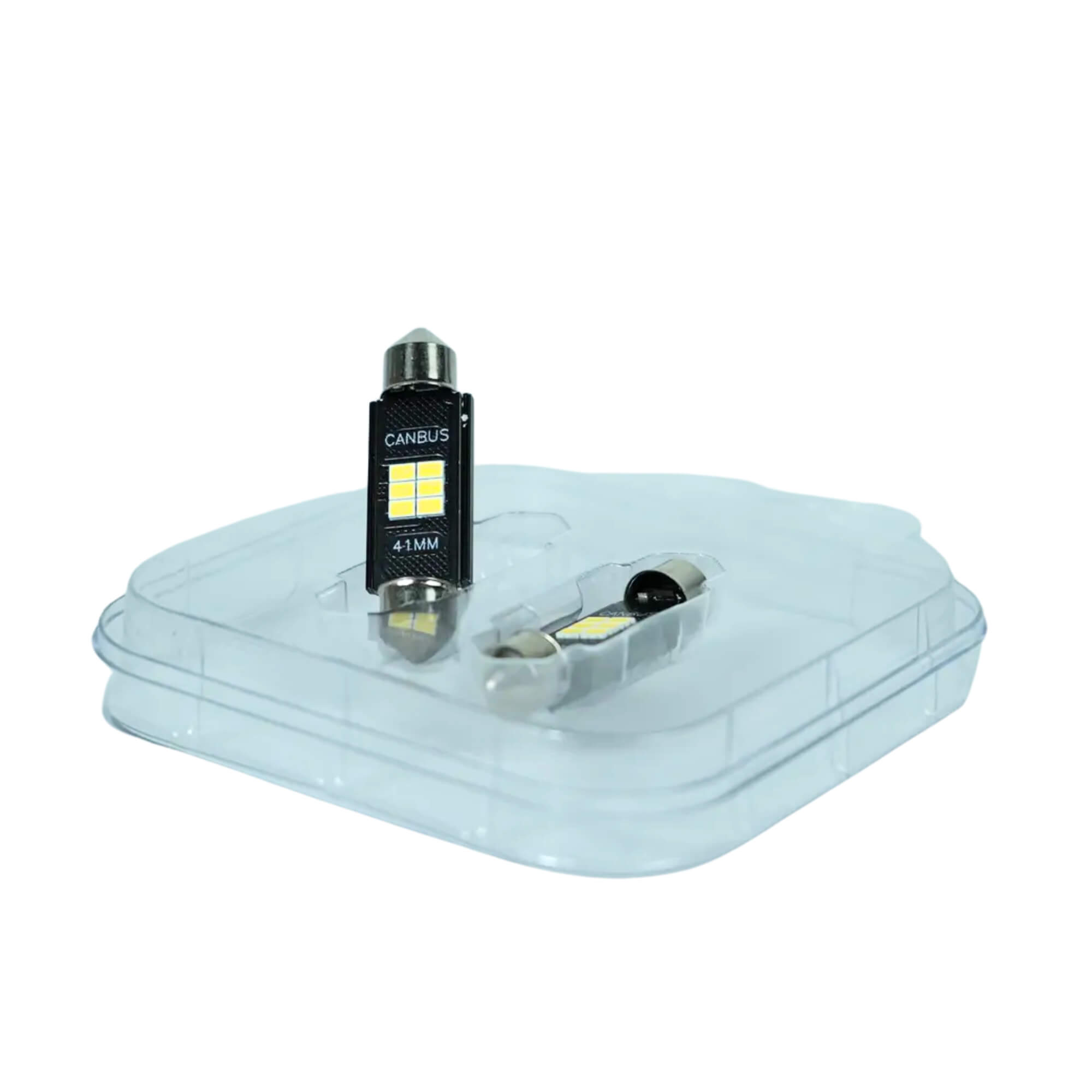 Par de Lâmpadas LED Torpedo Premium Automotivo JR8 - 41 mm