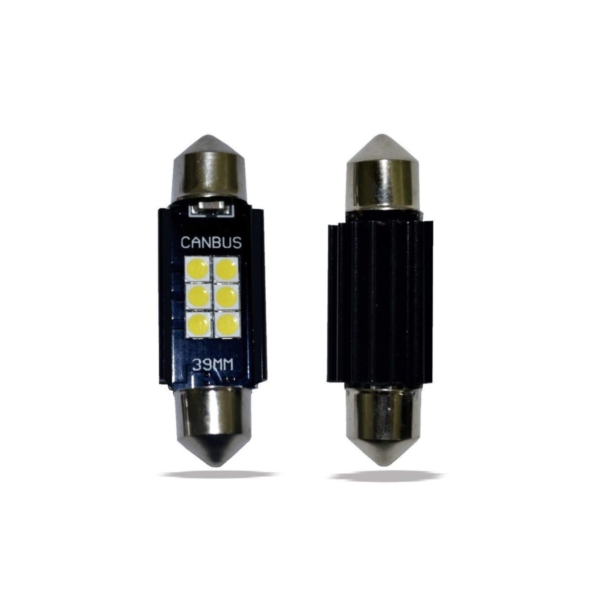Par de Lâmpada LED Torpedo Premium Automotivo JR8 - 39MM
