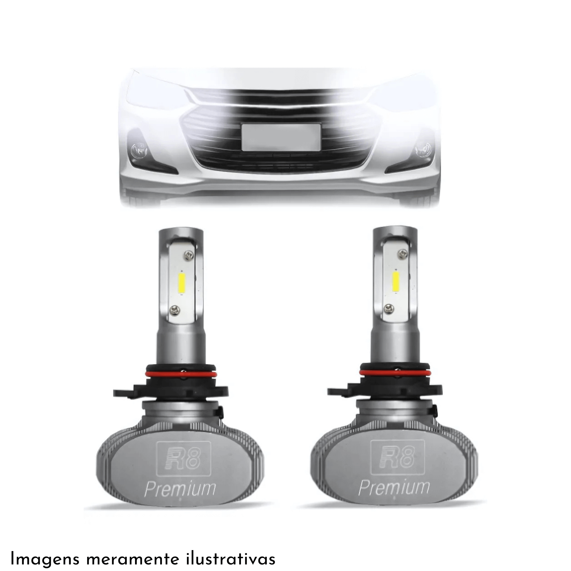 Lâmpada LED Automotiva Headlight Premium H9012 6500K JR8 - S1CSPH9012