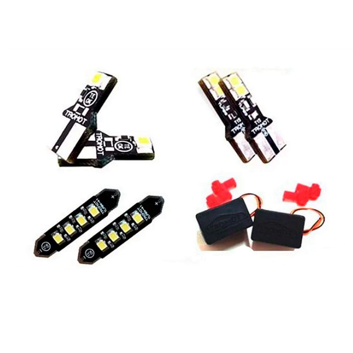 Kit Iluminação Lanterna Luz de Placa Luz de Ré Cancellers Onix Hatch 2020 Tromot TK-ONIX