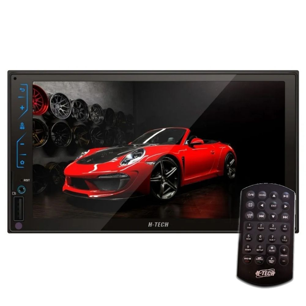 COMP Central multimídia Mp5 2Din Espelhamento Android e IOS H-tech HT-3220TV + Câmera de ré