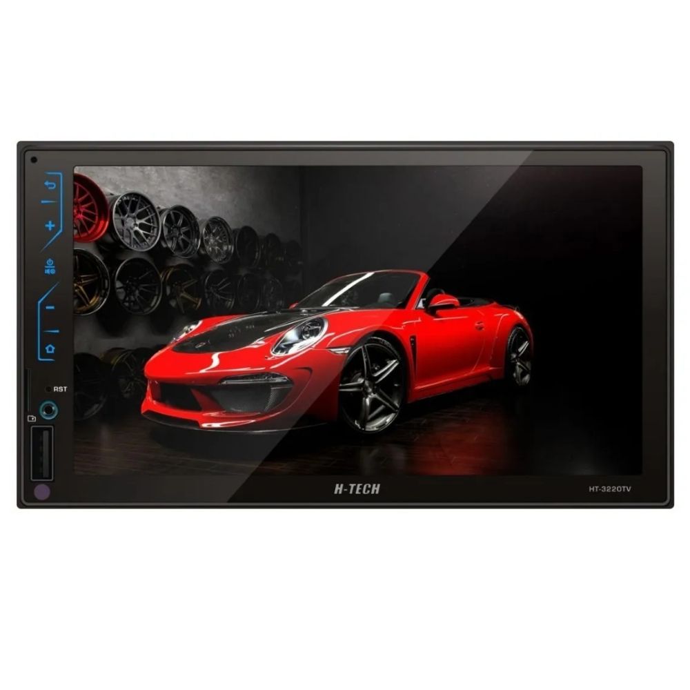 COMP Central multimídia Mp5 2Din Espelhamento Android e IOS H-tech HT-3220TV + Câmera de ré