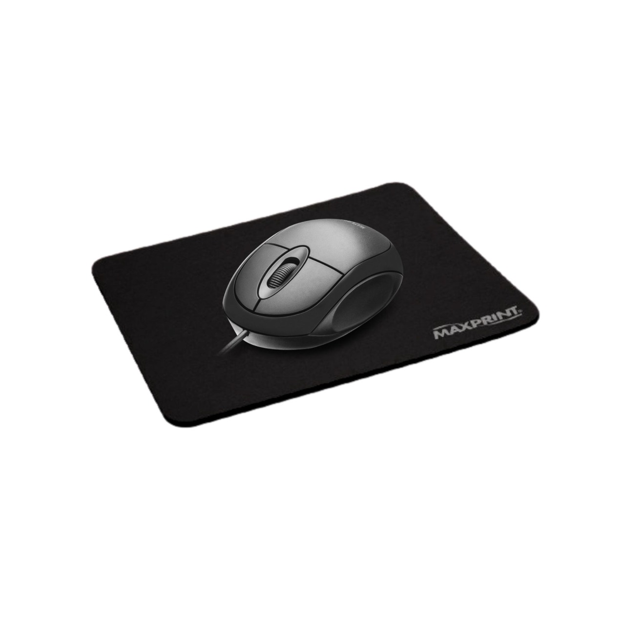 COMP Kit Mouse USB Classic Box Óptico Preto MO300 com Mousepad em Tecido Preto 60357-9