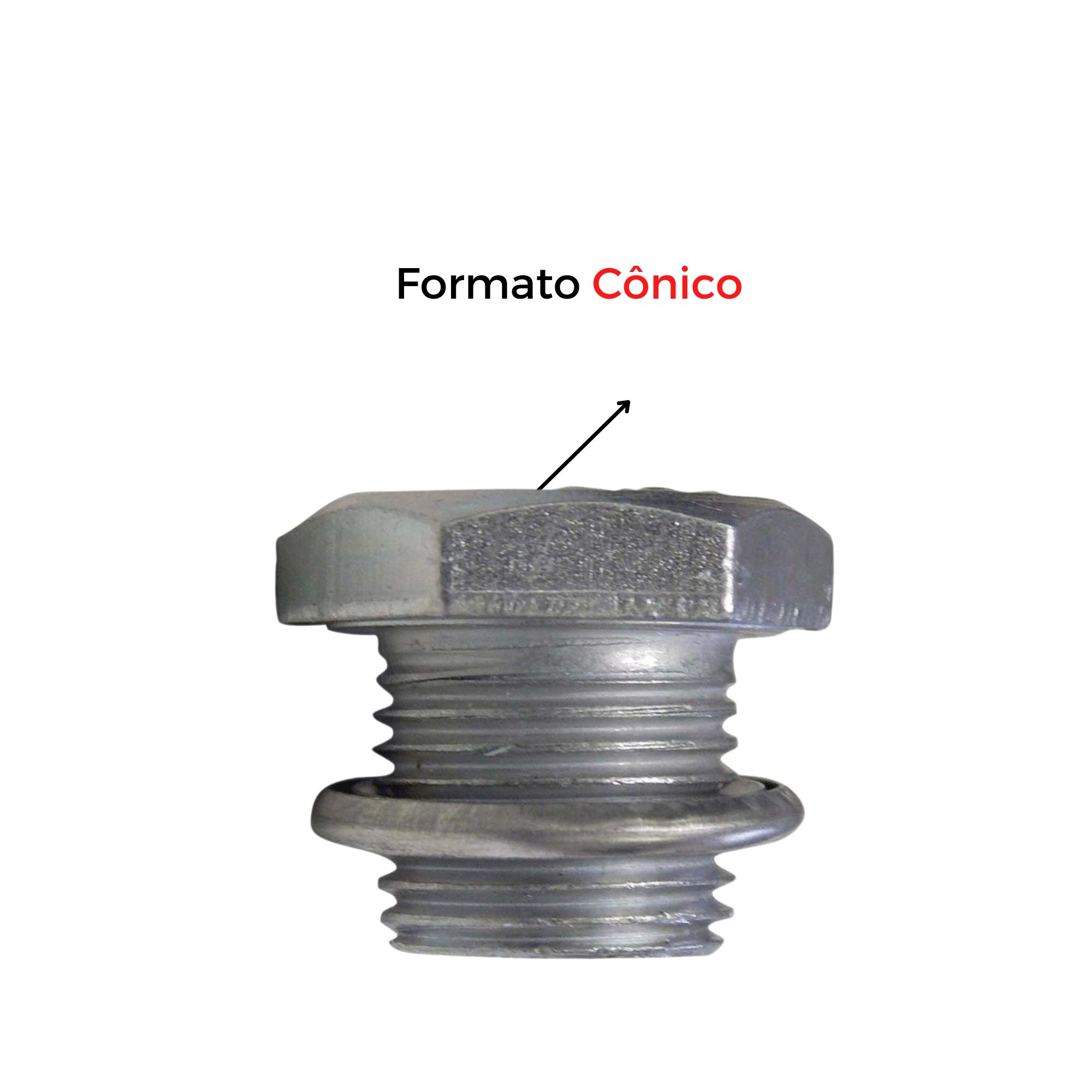 Bujão do Carter Cônico 16MM Universal Honda/Yamaha Maxx Premium - 080045