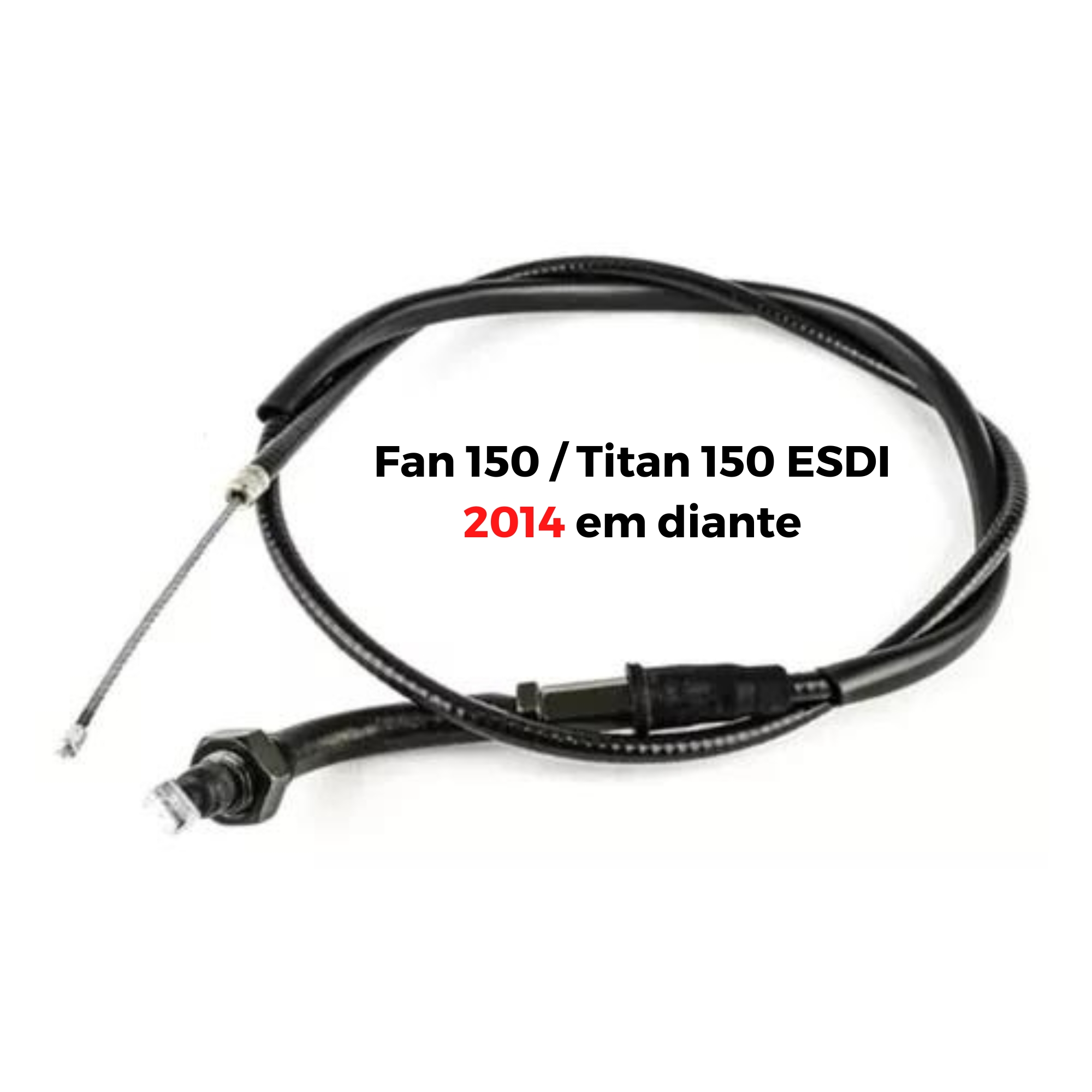 Cabo do Acelerador (TIPO A) em Aço Fan / Titan 150 2014 em diante Maxx Premium - 073652