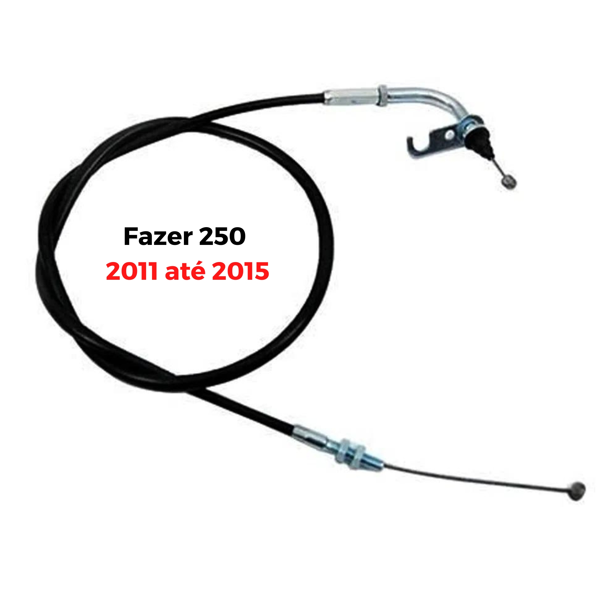 Cabo do Acelerador (TIPO A) em Aço Fazer 250 2011 até 2015 Maxx Premium - 078406