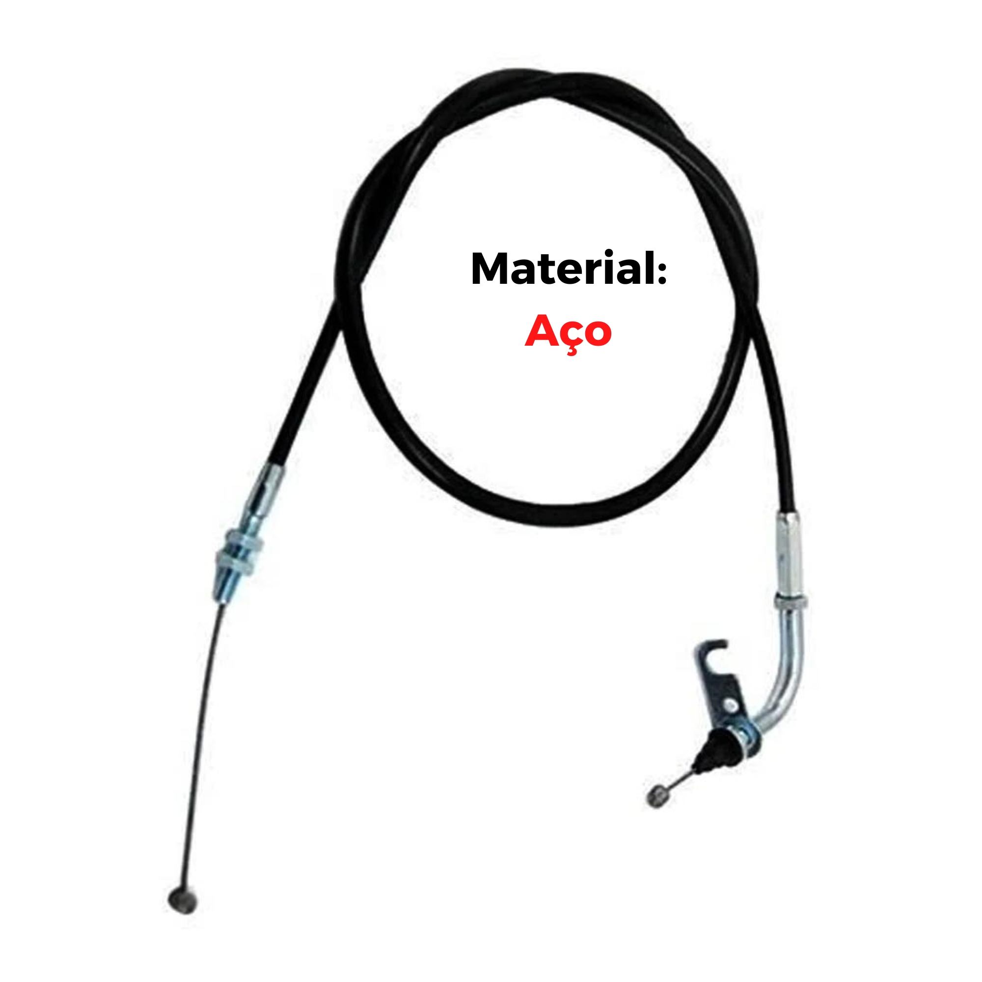 Cabo do Acelerador (TIPO A) em Aço Fazer 250 2011 até 2015 Maxx Premium - 078406