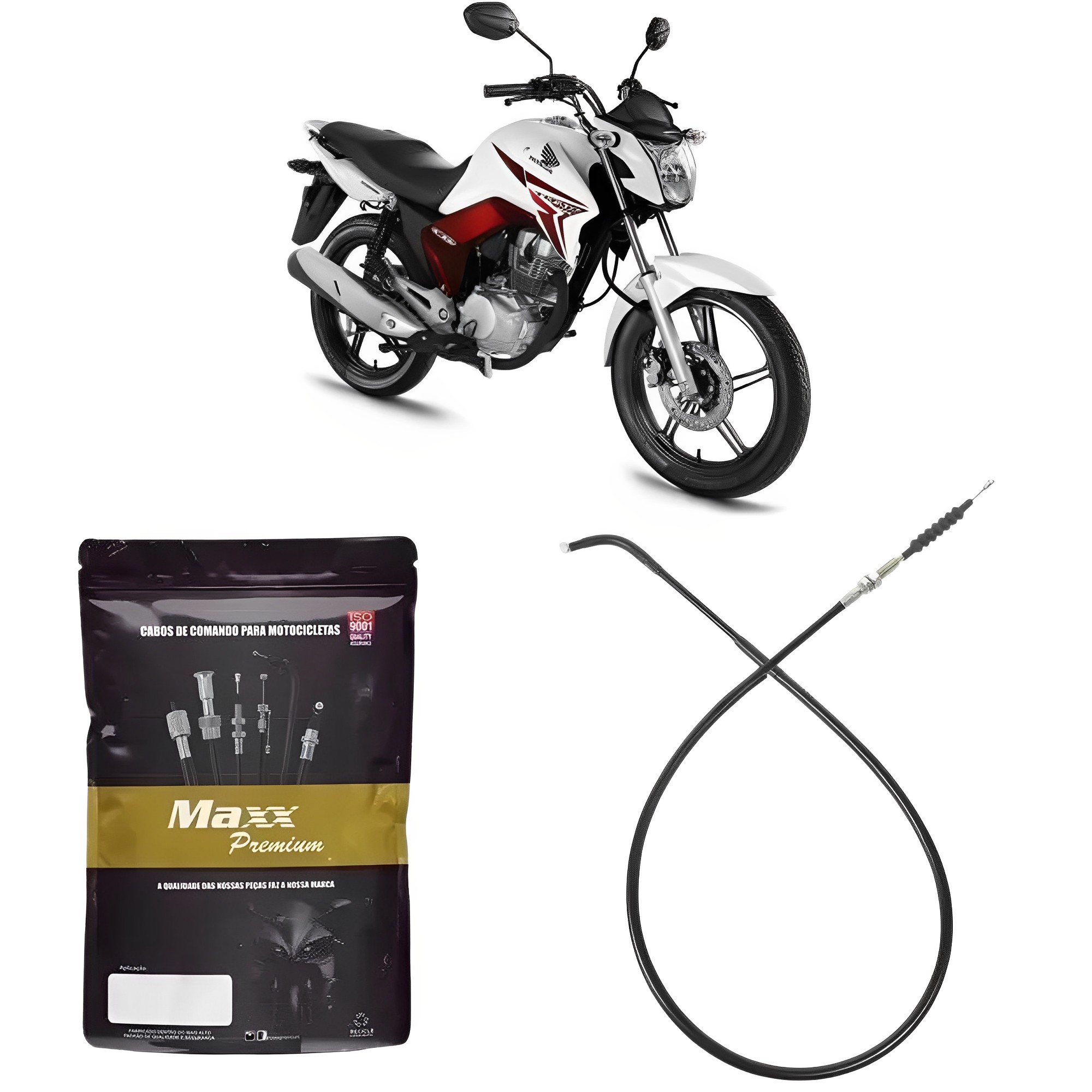 Cabo da Embreagem em Aço Fan/Titan 150 ESDI/EX 2014 Maxx Premium - 073650