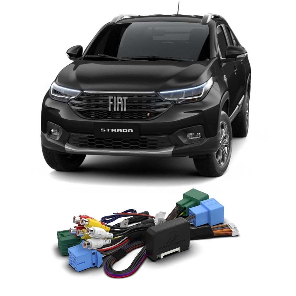 Interface de Video Fiat Mobi Toro Strada Jeep Renegade 2021 Faaftech - FT-VF-UC4