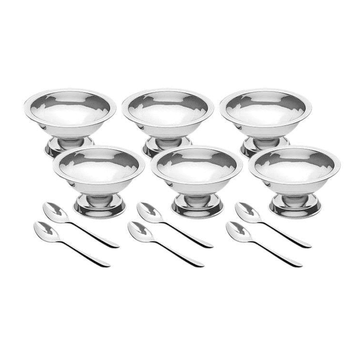 Jogo de Sobremesa Inox 12 Peças Multilaser - UD022