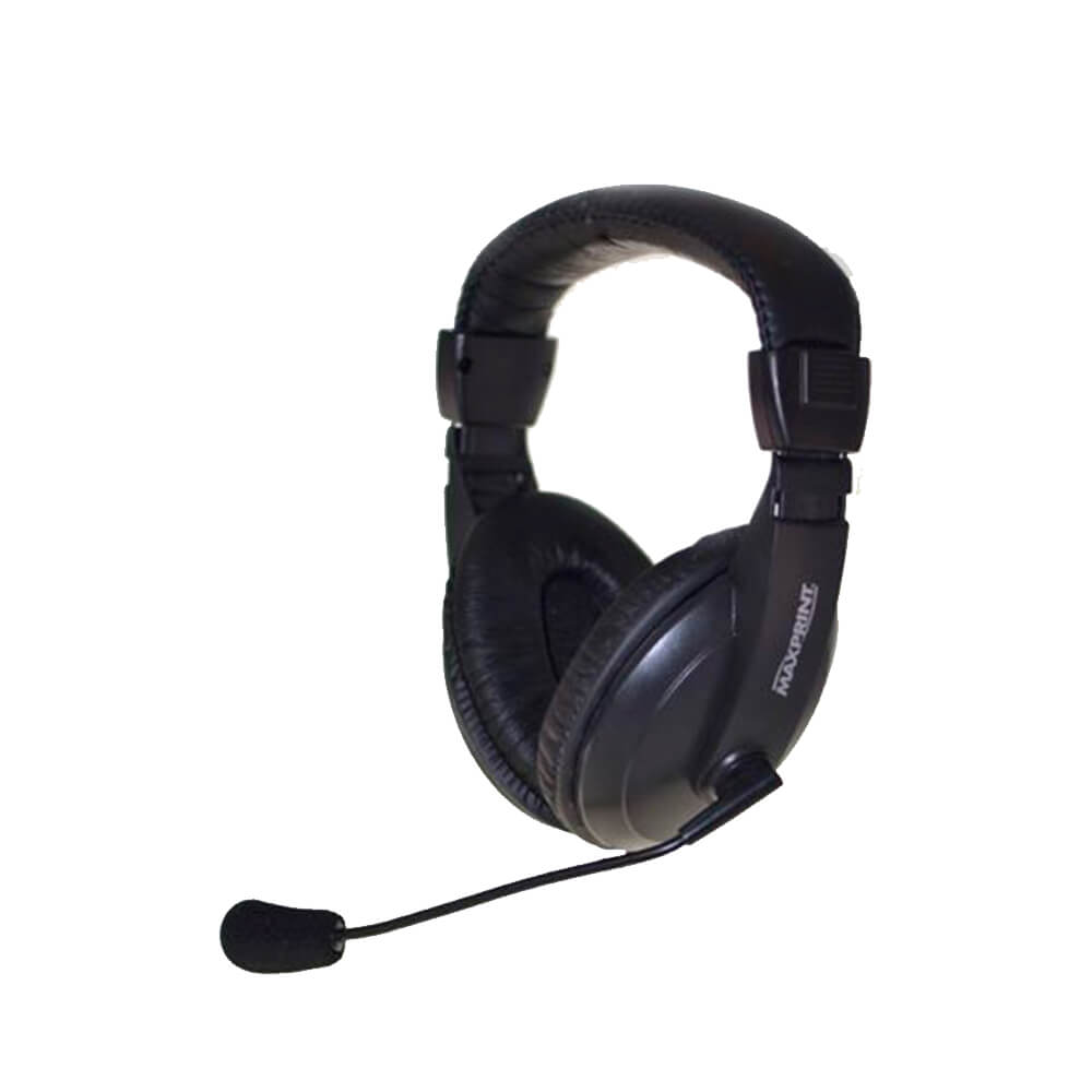 Fone de Ouvido Headset Profissional Preto - 601144-4 - Maxprint