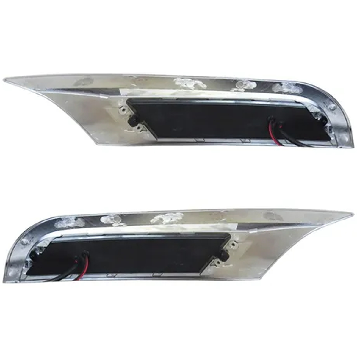 Luz Diurna Nissan Kicks Cromado Função Seta Hurricane