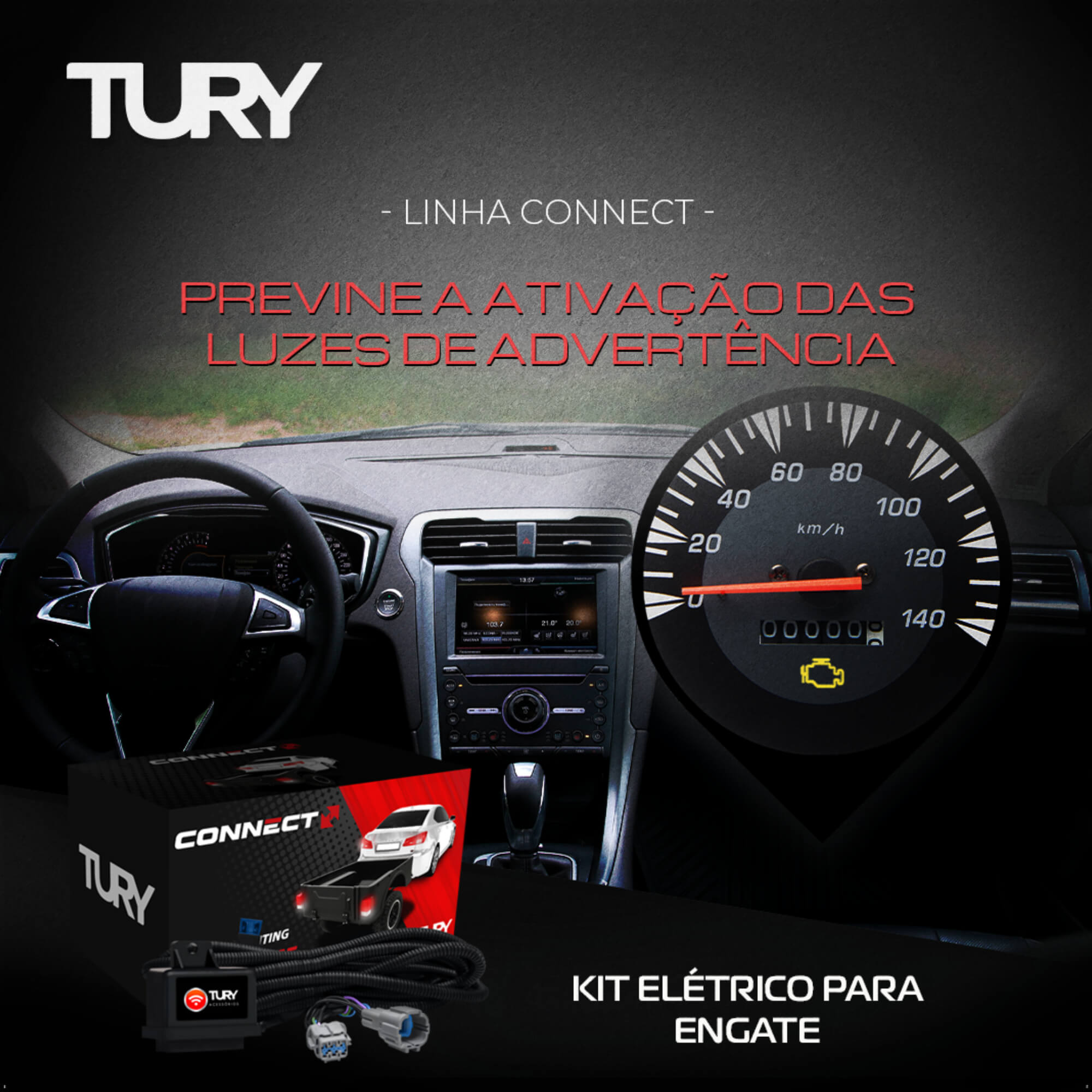 Módulo de Proteção Elétrica Renault Captur/Fluence Citroen Air Cross/C3 Picasso Tury CONNECT1CG