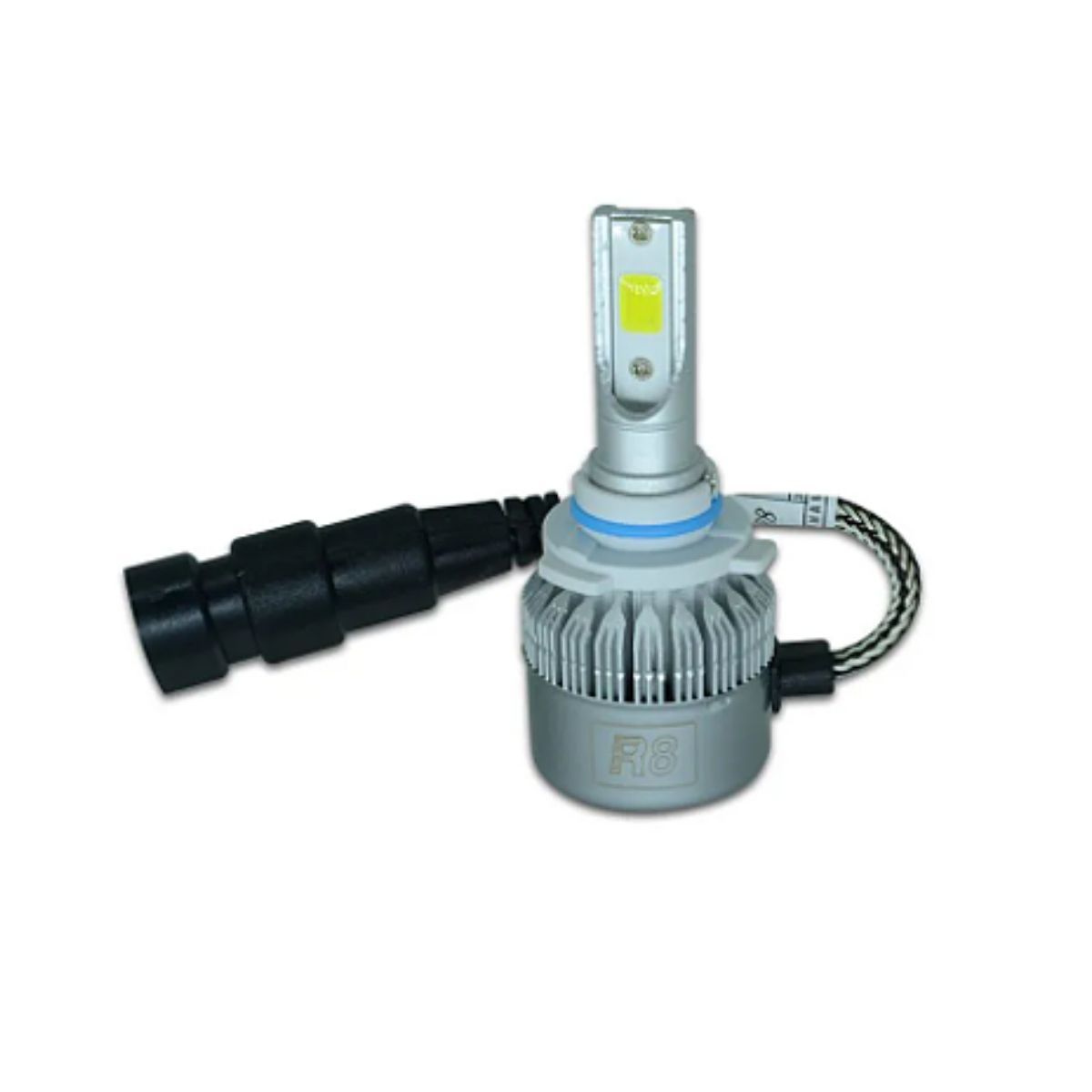 Lâmpada LED Automotivo R8 Super Brancas Headlight Cooler para Resfriamento HB3 6500K JR8 - JH0R8HB3