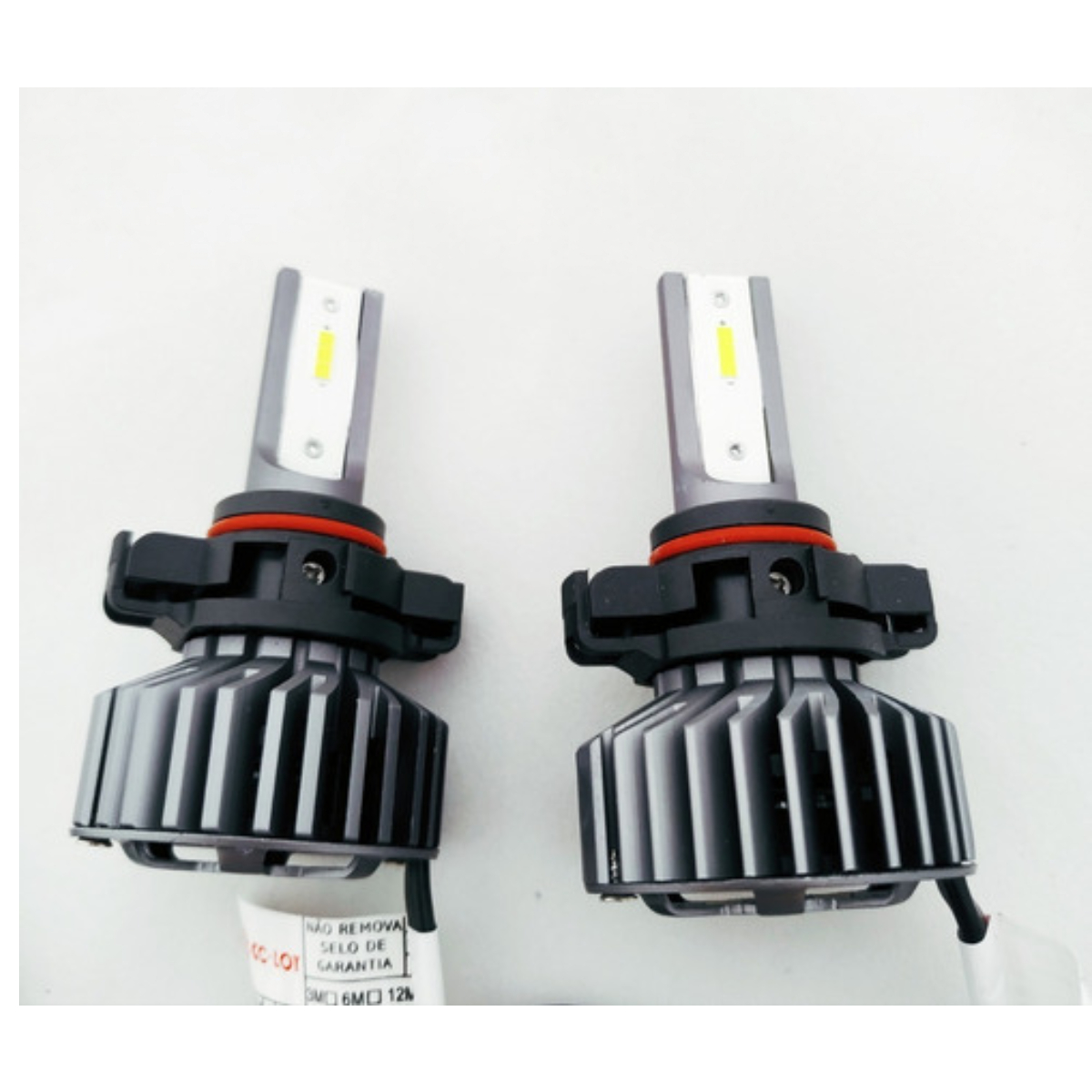 Kit Lâmpada LED H16-2 5000Lm 6000K com Canceller CC-LOT JR8 - JH0CCLOTH16