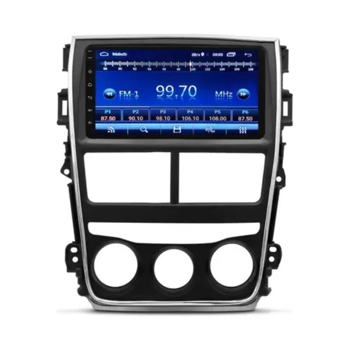 Central Multimidia Toyota Yaris Android 8.1 JR8 - ZTA9020T