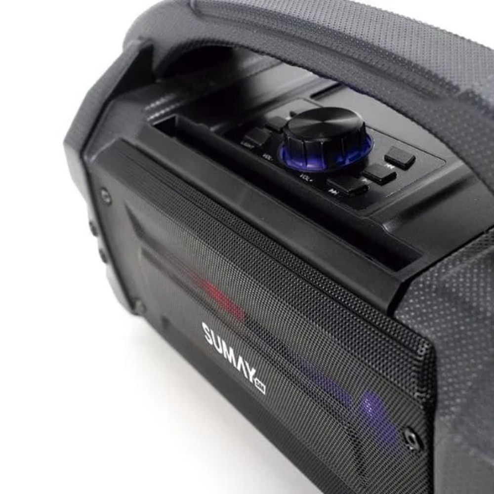 Caixa De Som Portátil Bluetooth Sunbox 50W Rms Sumay - SM-CSP1304