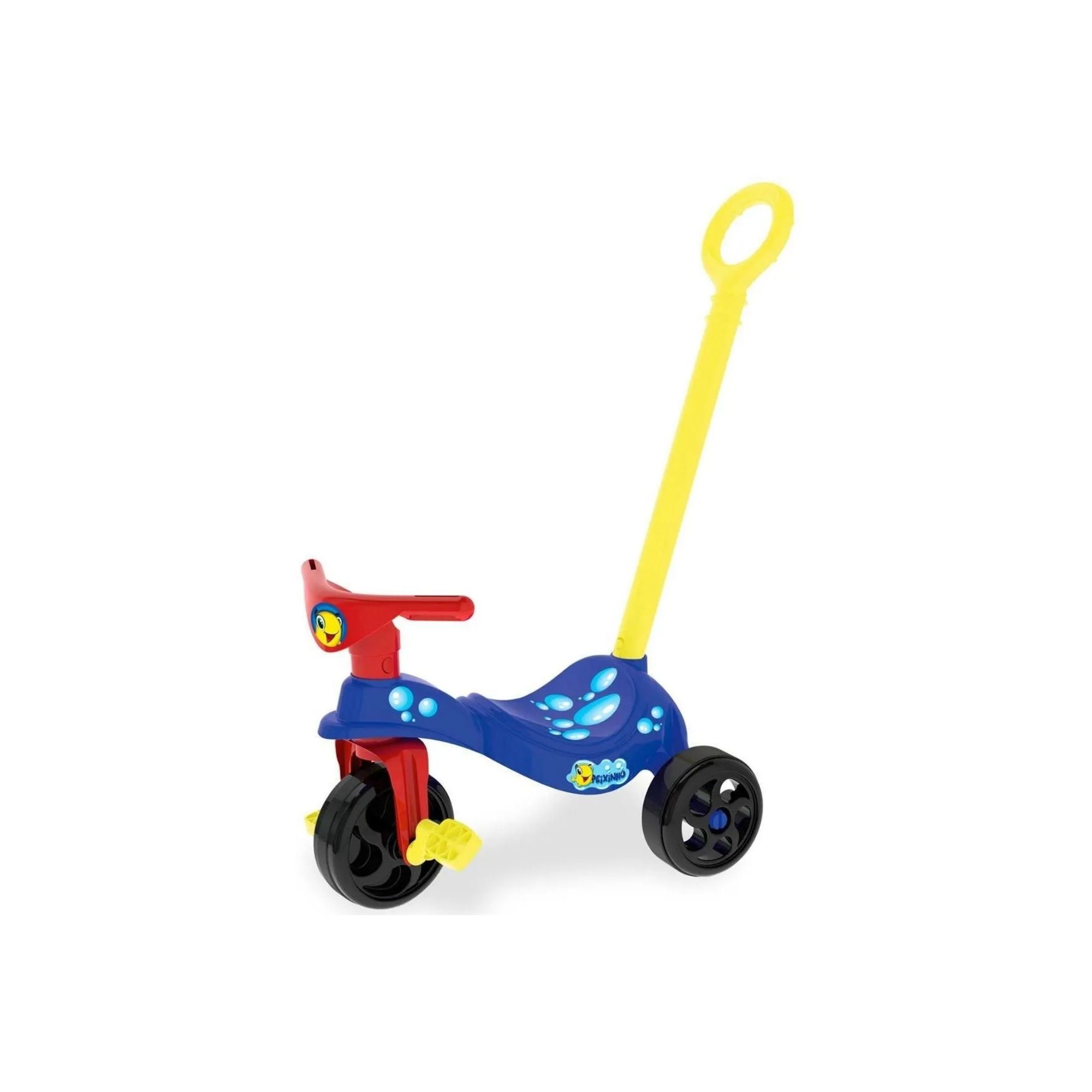 Triciclo Infantil Peixinho com Empurrador Xalingo - 0749.5