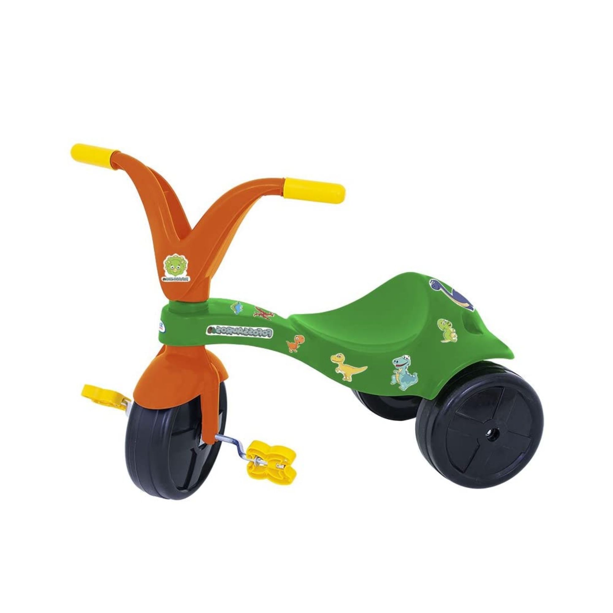 Triciclo Infantil Fofossauros Verde e Laranja Xalingo - 0753.8