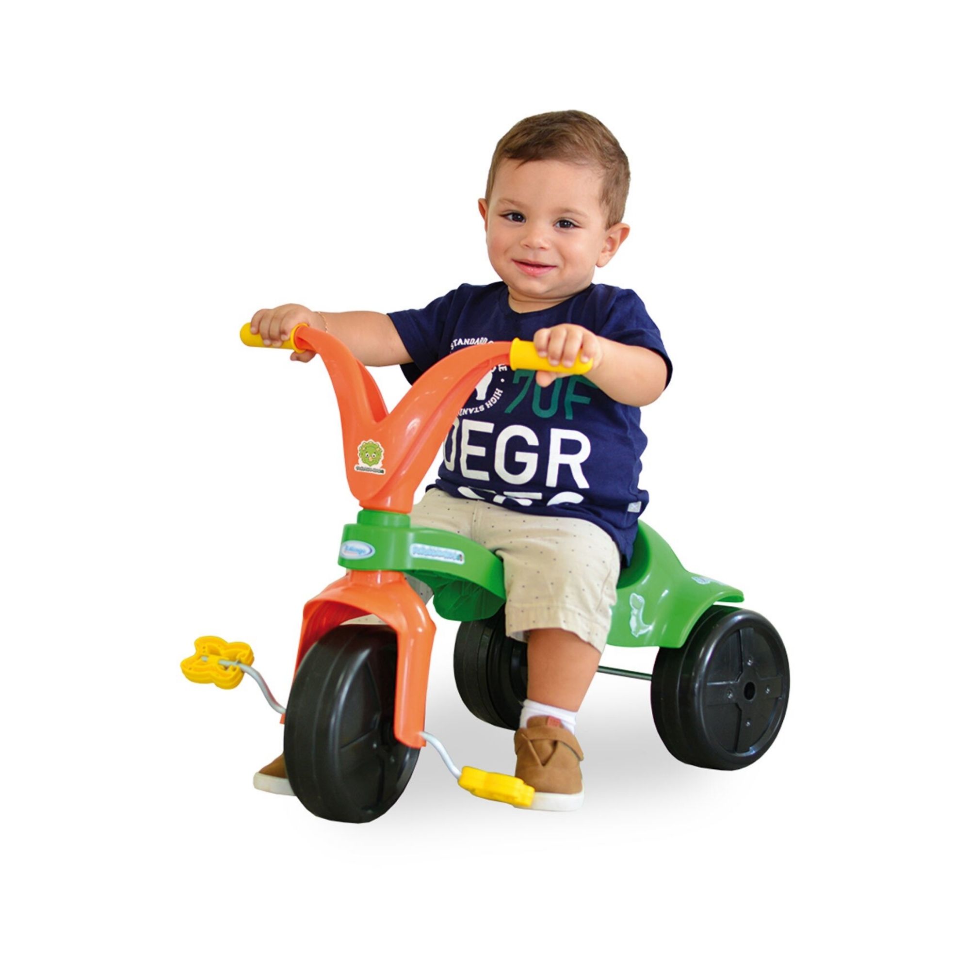 Triciclo Infantil Fofossauros Verde e Laranja Xalingo - 0753.8