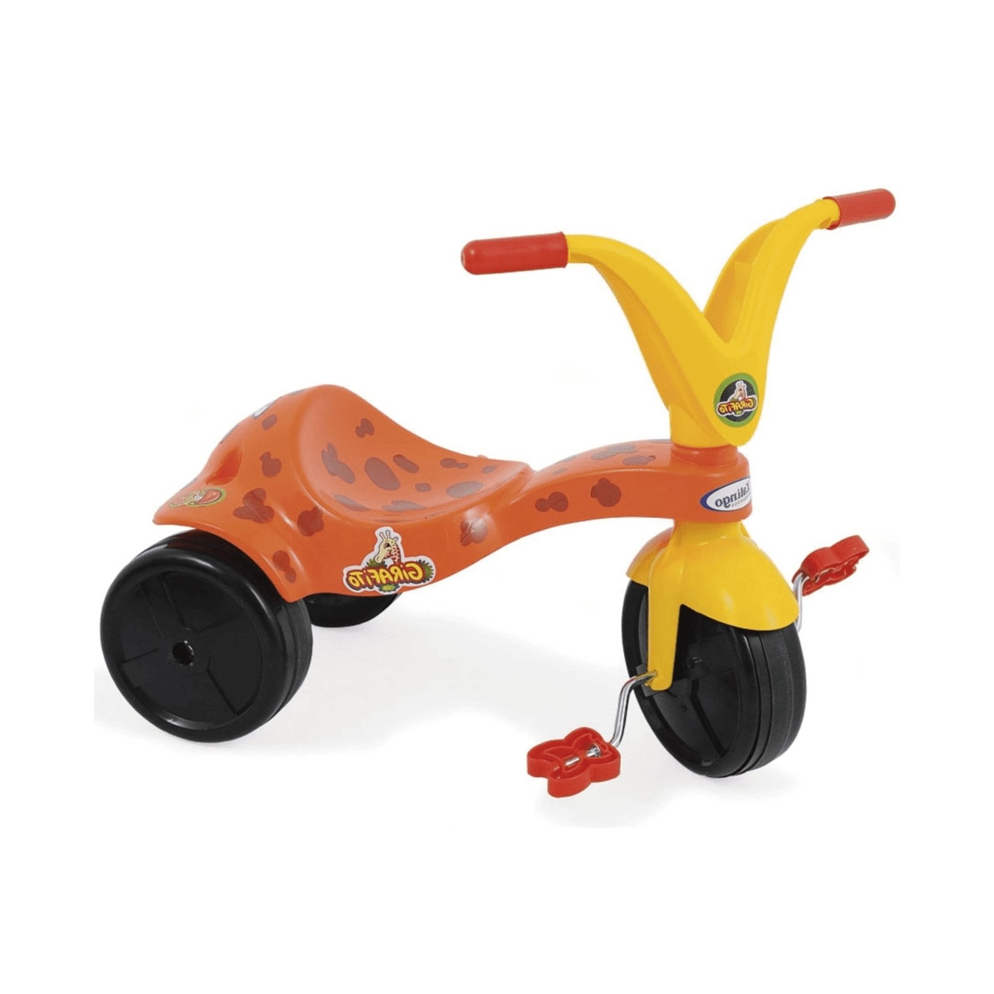Triciclo Infantil Girafito Amarelo e Laranja Xalingo - 0778.7