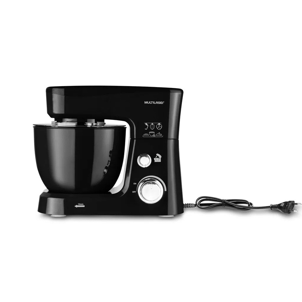 Batedeira Planetária Preta 3,5L 127V Multilaser - CE158