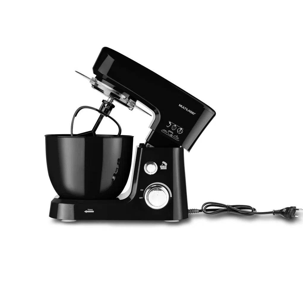 Batedeira Planetária Preta 3,5L 127V Multilaser - CE158
