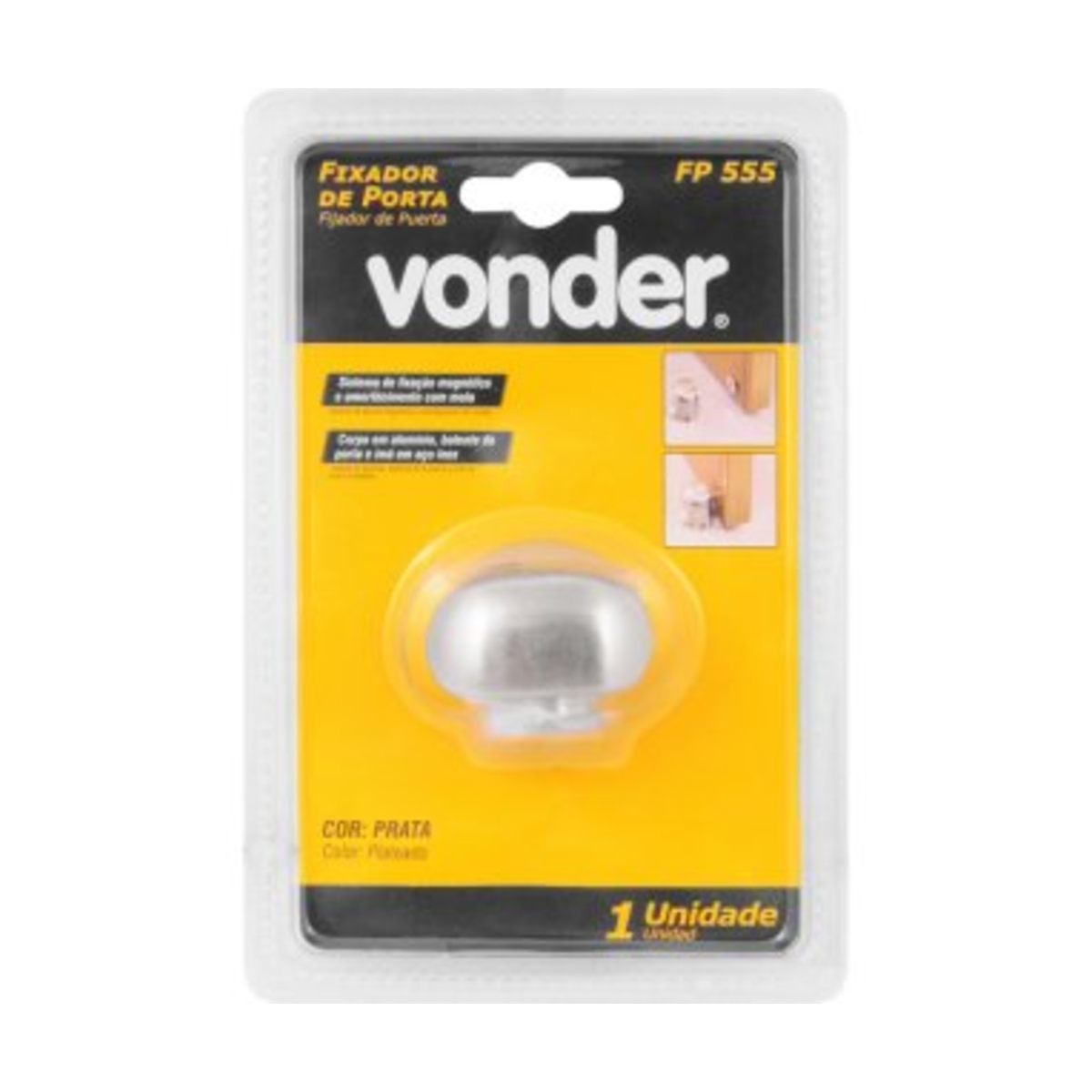 Fixador de Porta Arruela Inox FP-555 Vonder - 35.99.100.555
