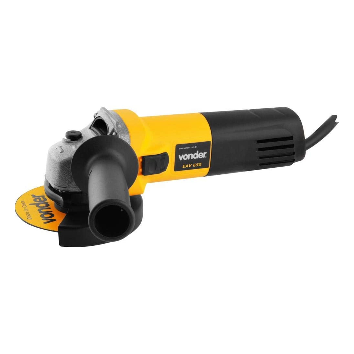 Esmerilhadeira Angular Com Disco 4.1/2" EAV650 650w 127v Vonder - 60.01.065.127